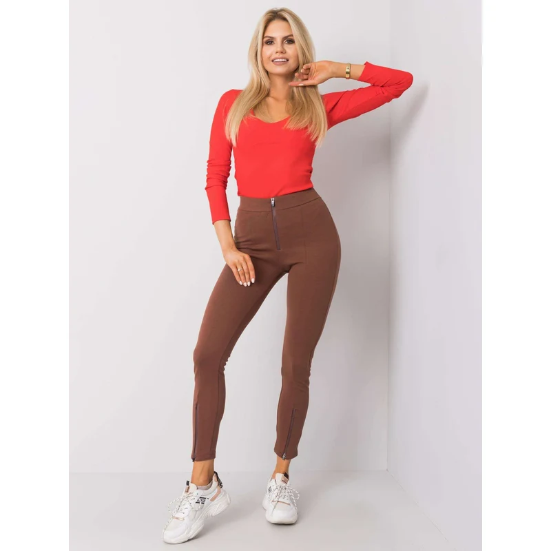 FPrice Kalhoty 269 SP 0550.05 tmavě hnědá