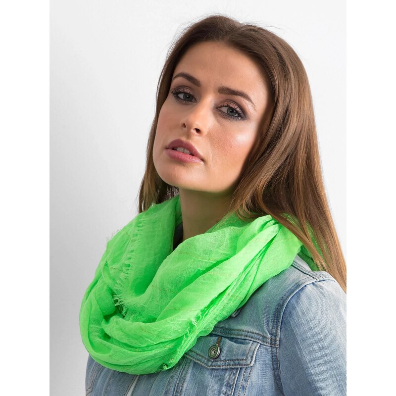 Šátek AT CH ST model 15090486 fluo zelený - FPrice