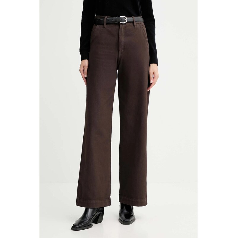 Bavlněné kalhoty G-Star Deck 2.0 high loose Chino 108895807