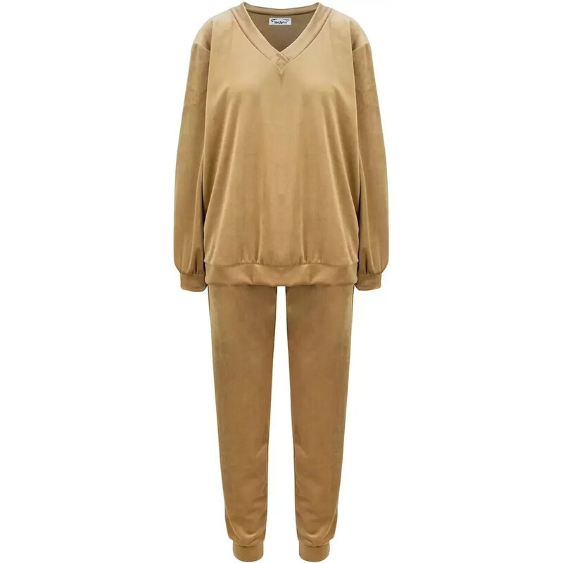 Pri Tracksuit set sweatshirt pants smooth velor