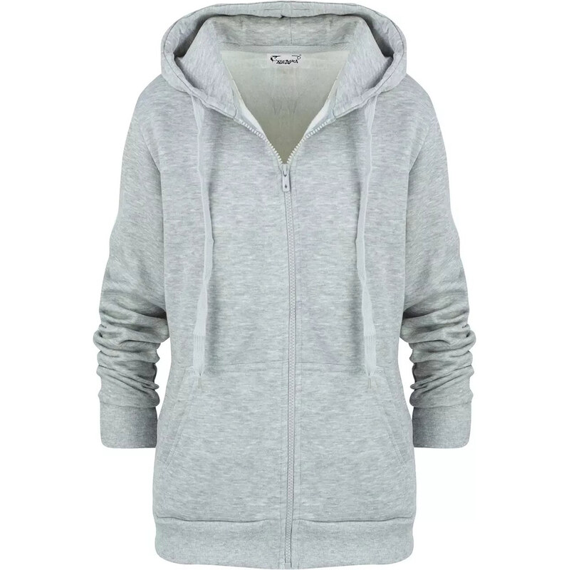 Pri Unzipped kangaroo sweatshirt with hood SELENA