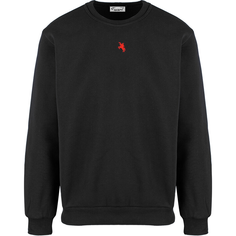 Pri Mens warm sweatshirt with ozodbone embroidery