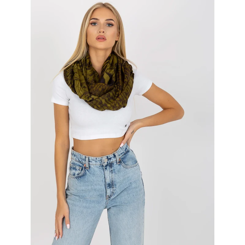 FPrice Dámská tunelová šála AT KM S 6162 khaki