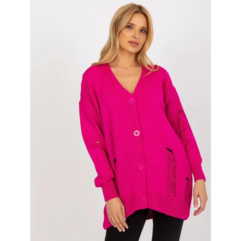 Dámský kardigan LC SW 8042.08X fuchsiová - FPrice 113553270