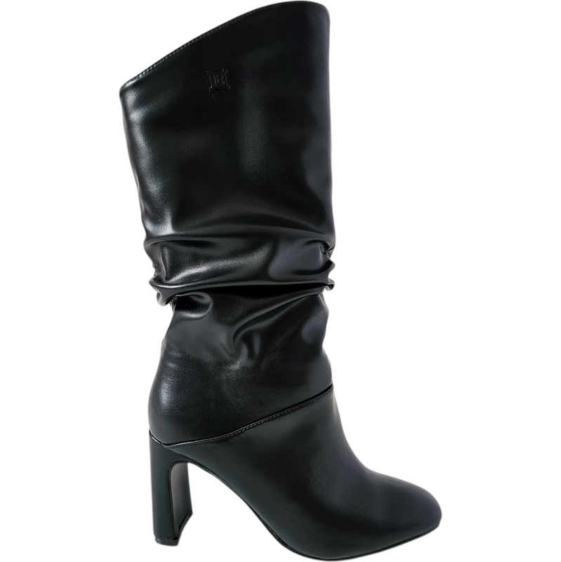 Elegantní černé kozačky Laura Biagiotti Calf Black