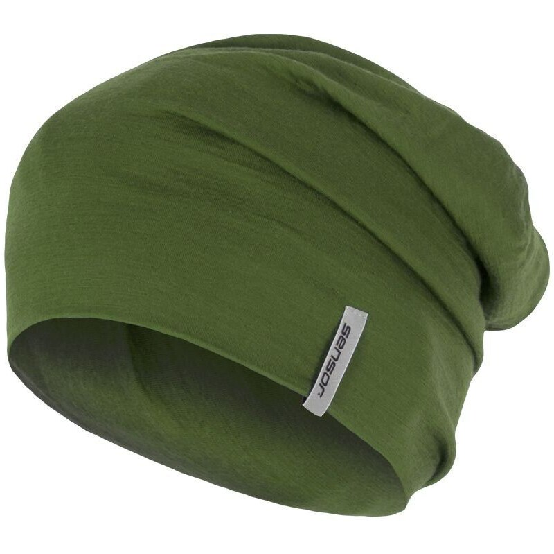 Vlněná čepice Sensor Merino Active zelená 108891161