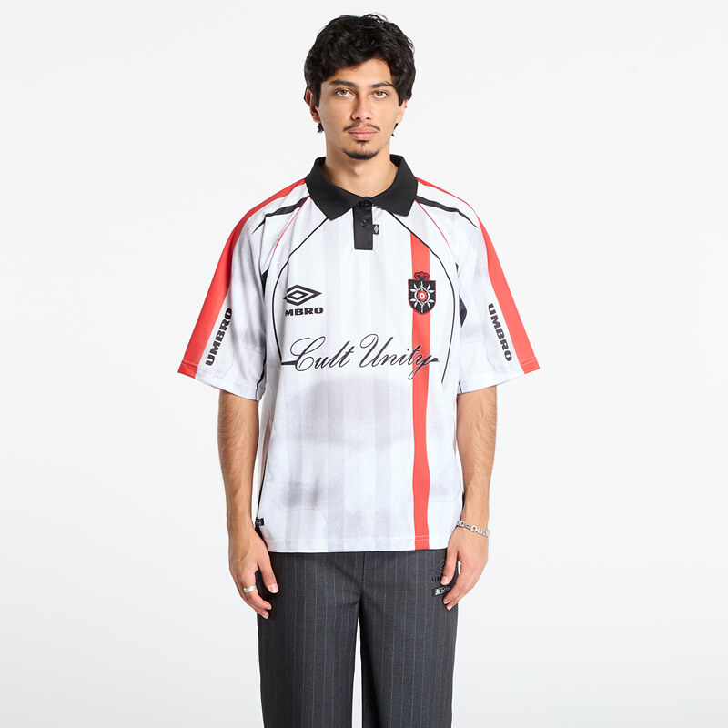 Tričko Umbro 01 03 Polo White/ Red L