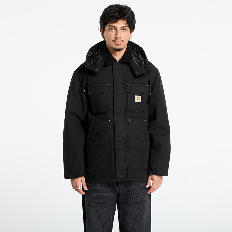 Bunda Carhartt WIP Ambel Coat UNISEX Black/ Black Stone Washed M
