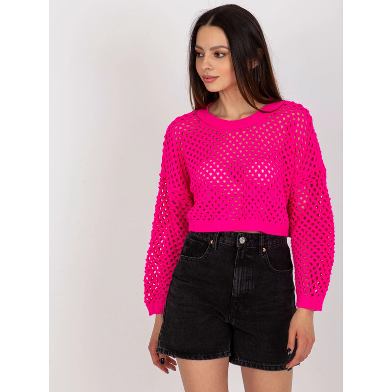 Dámský svetr BA SW 9008.35P fluo růžový - FPrice 113556423