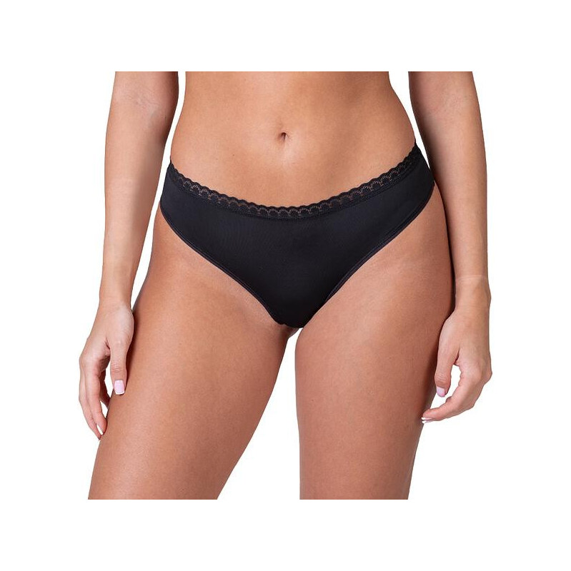 Dámská tanga DAILY MICRO THONG - BELLINDA - černá