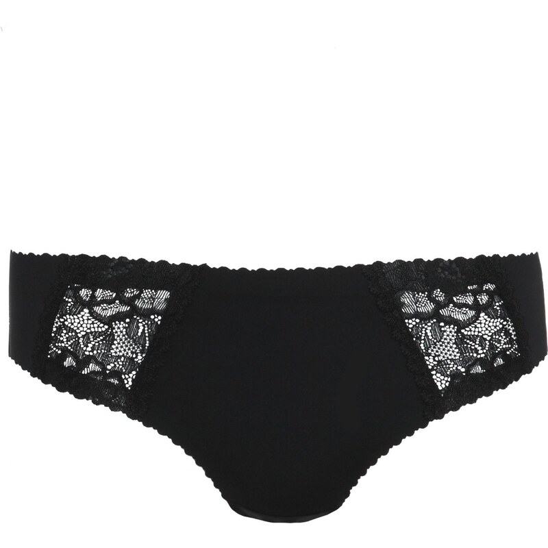 Marks and Spencer No VPL Low Rise Overlaid Lace Brazilian Knickers