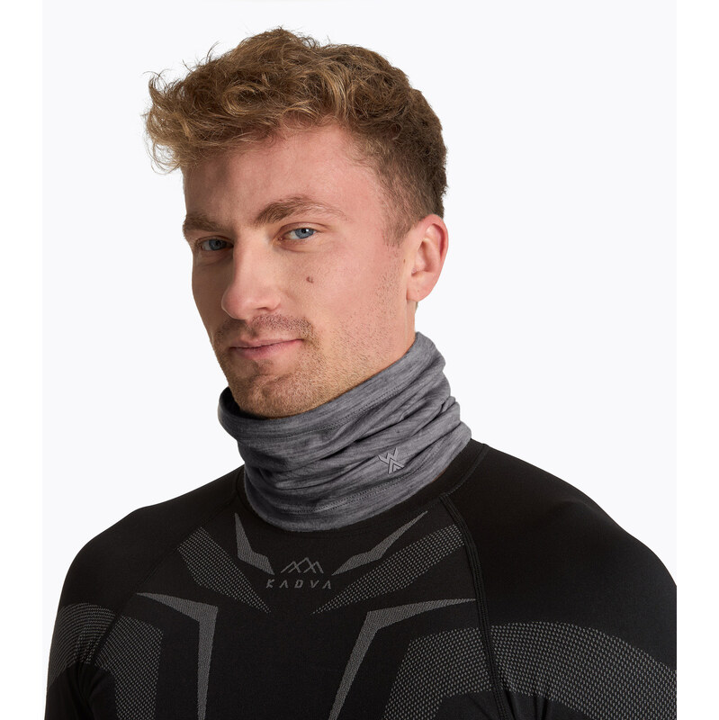 Nákrčník WOOLCANO Merino SPT24-33 šedý 108382036