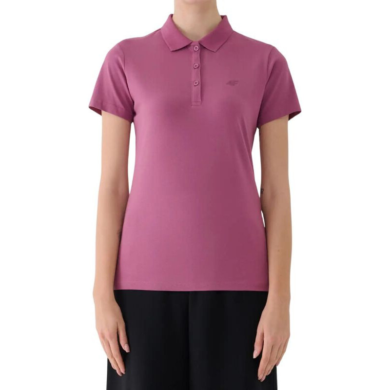 Dámské polo tričko 4F F554 vínové 4FWAW25TPTSF554 60S 113508711