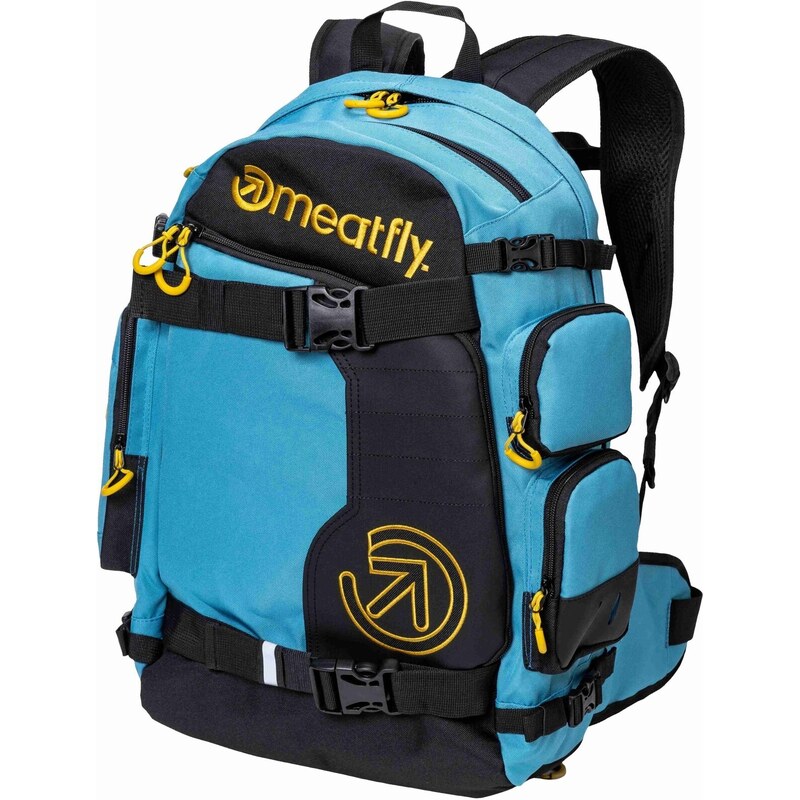 Meatfly batoh Wanderer Sky Blue / Yellow 28 L | Žlutá