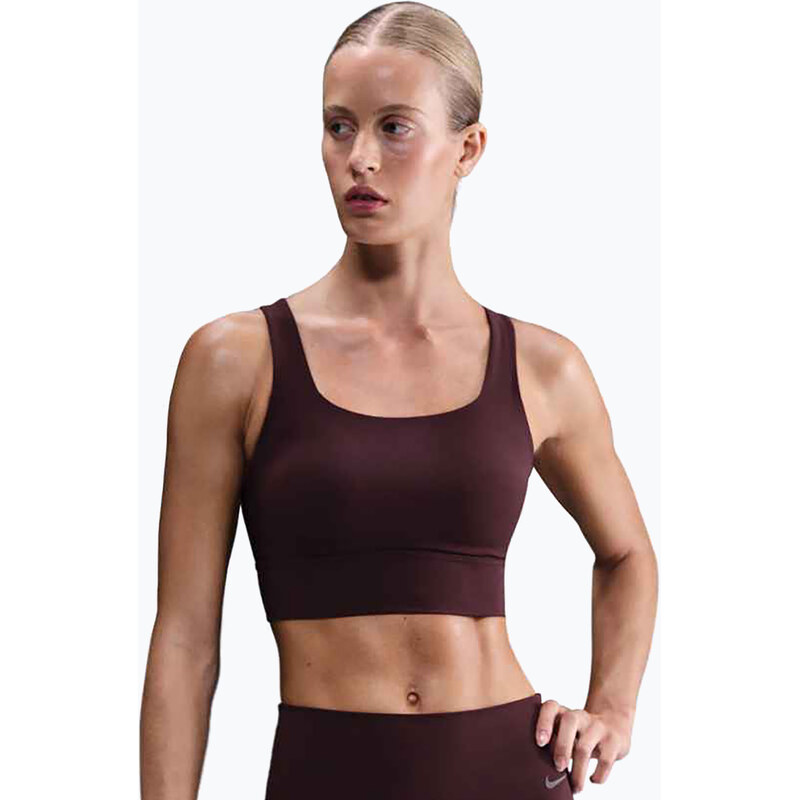 Sportovní podprsenka Nike Zenvy Medium-Support burgundy crush