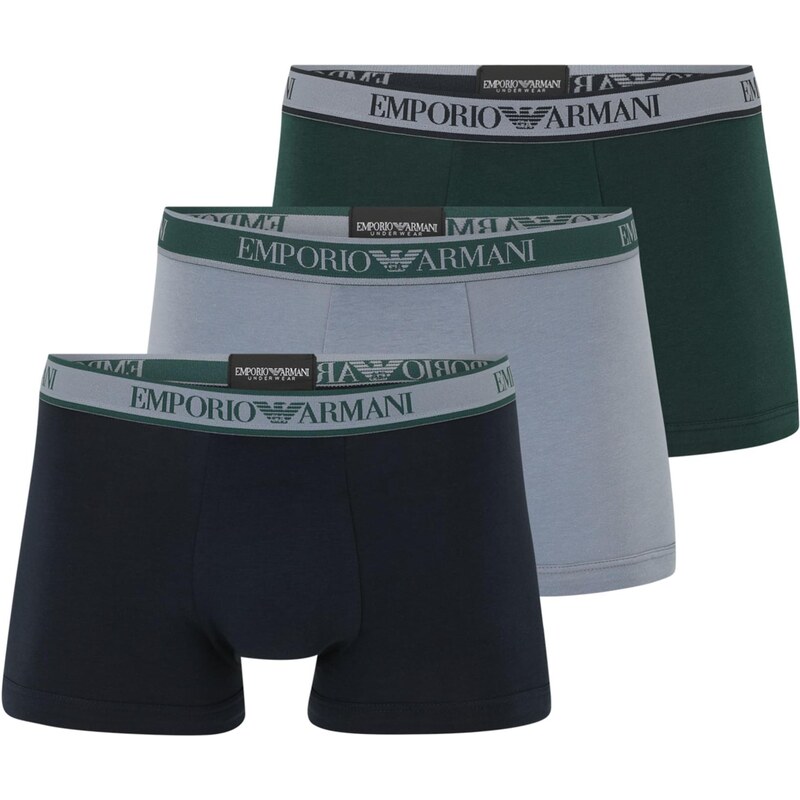 Emporio Armani Boxerky šedá / jedle / černá