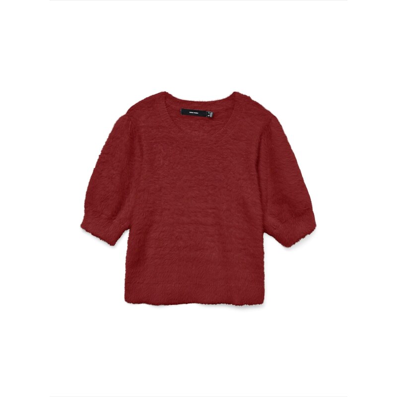 VERO MODA Svetr VMALINA rezavě hnědá