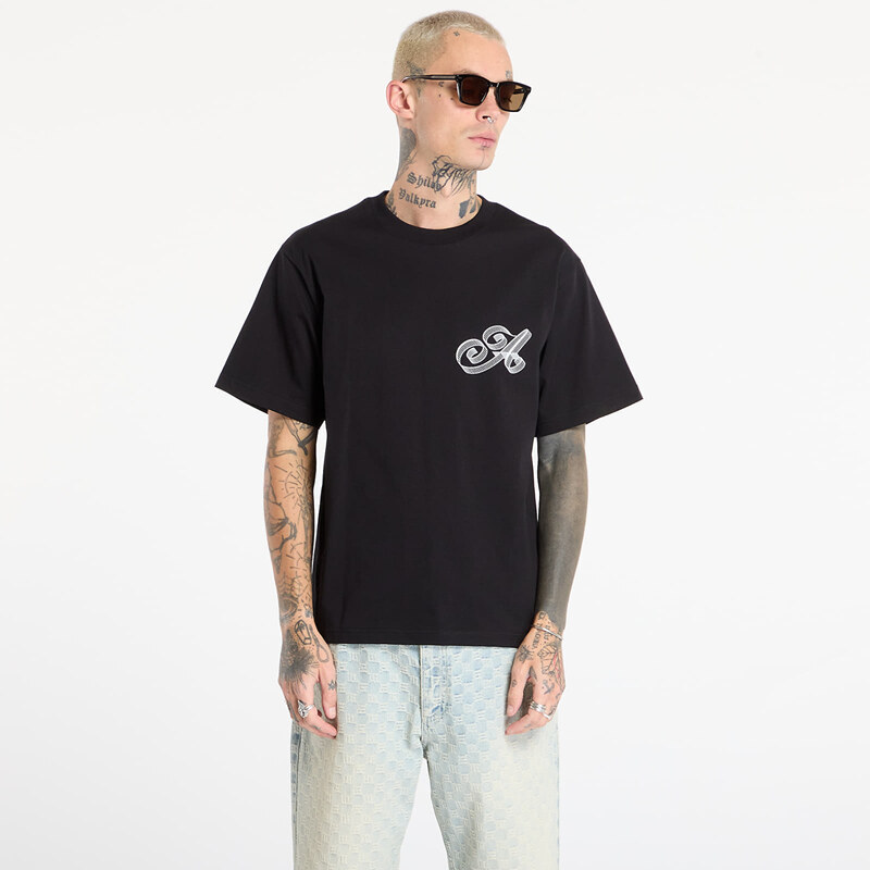 Tričko Awake NY Script Tee Black S