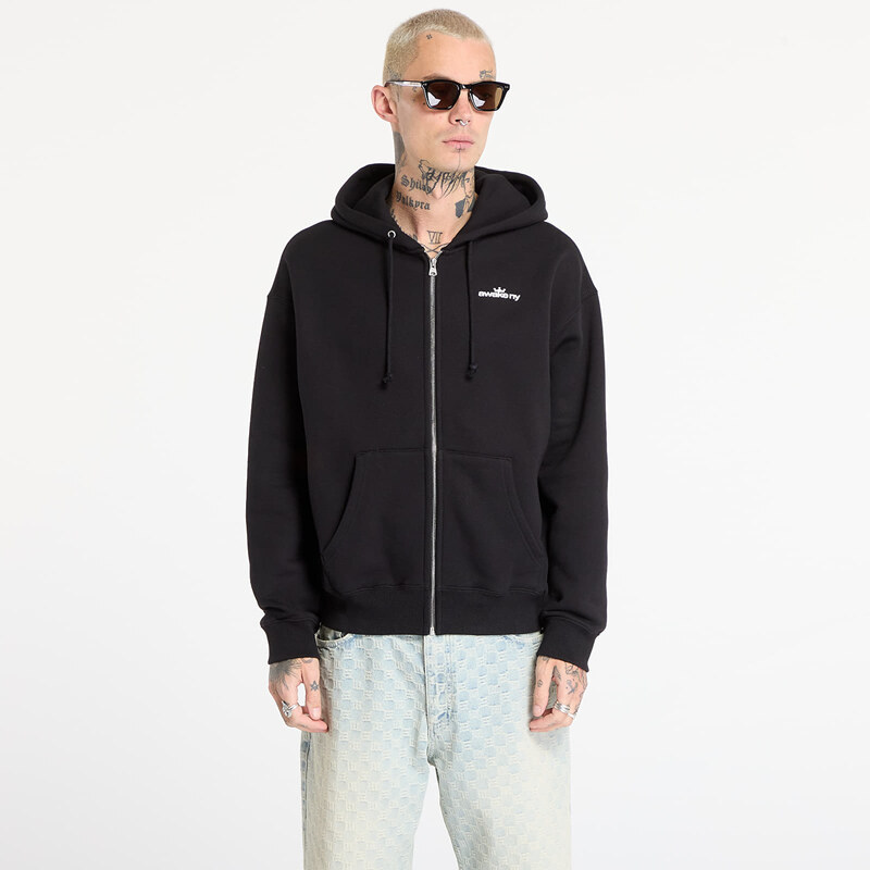 Mikina Awake NY Crown Logo Full-Zip Hoodie Black L
