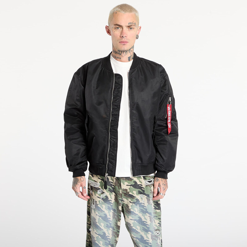 Bunda Alpha Industries MA-1 CS Black/Black S