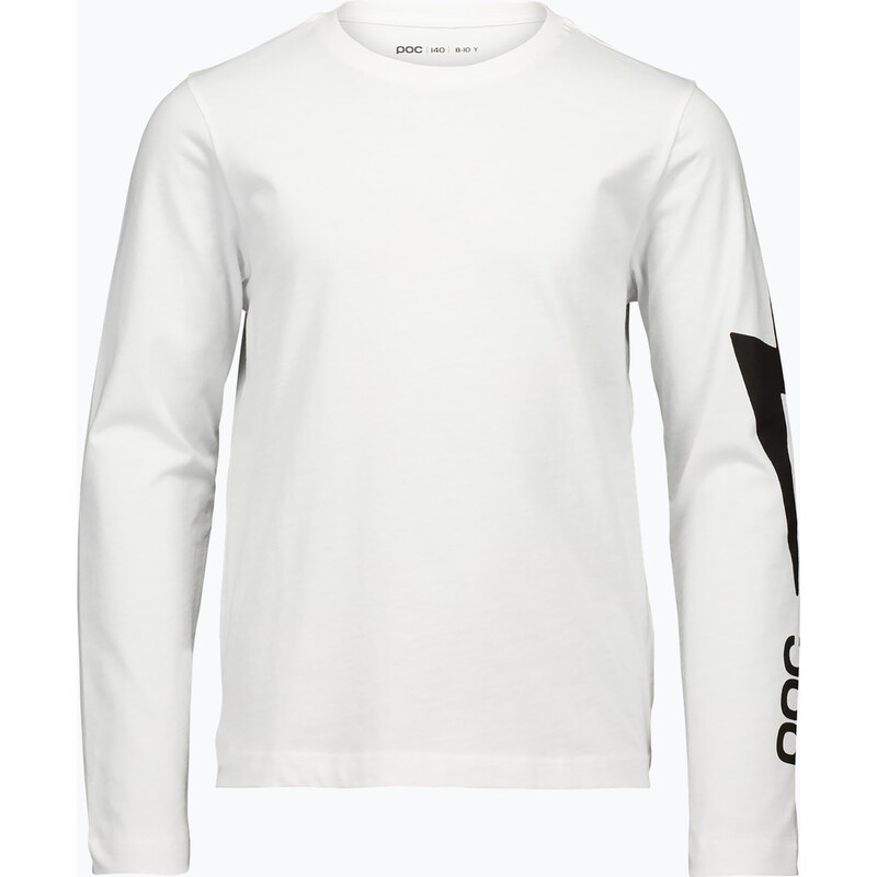 Dětské tričko Longsleeve POC Tee Jr blixten white