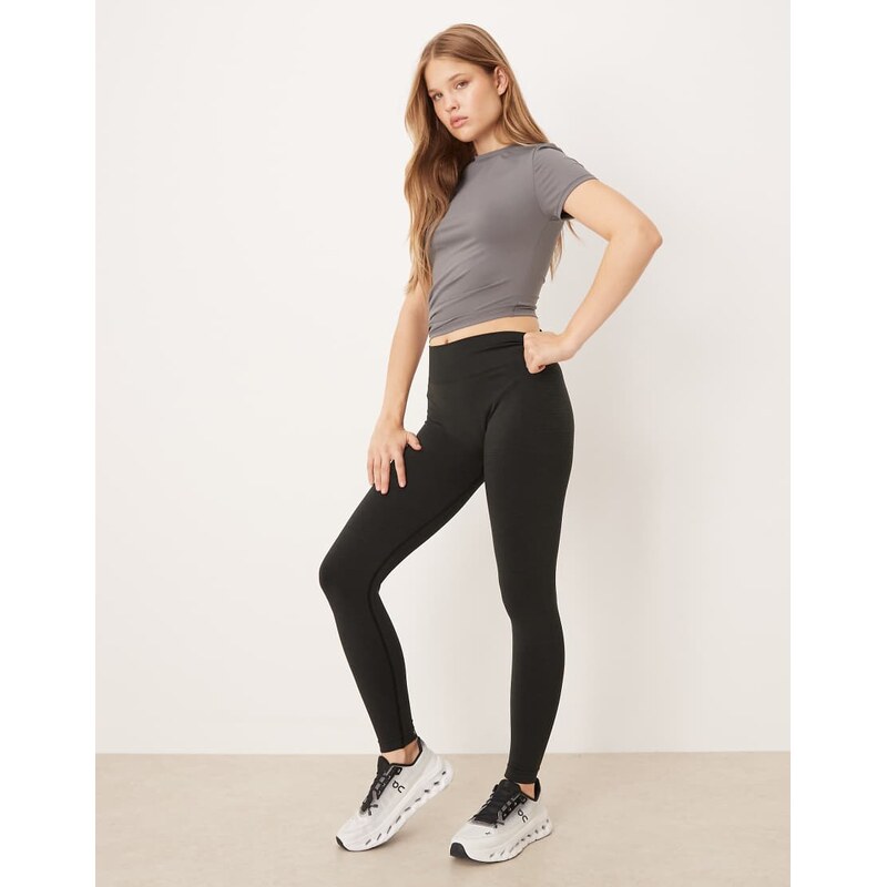 TALA Sculpt Seamless Scrunch legging in black marl