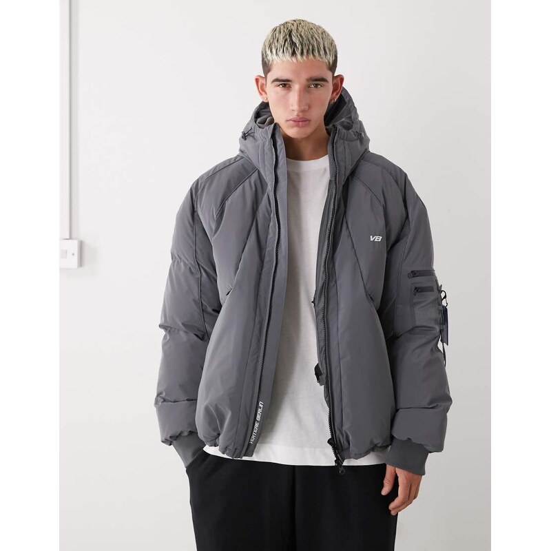 Vertere Berlin nite puffer jacket in grey