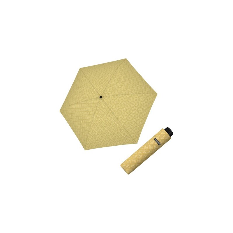 Doppler Fiber Havanna Calm Yellow - skládací deštník 108904199