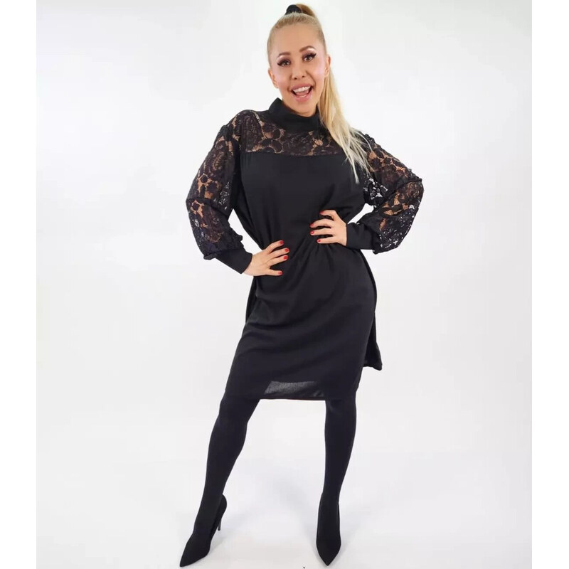 Pri Womens Decorative Lace Midi Dress