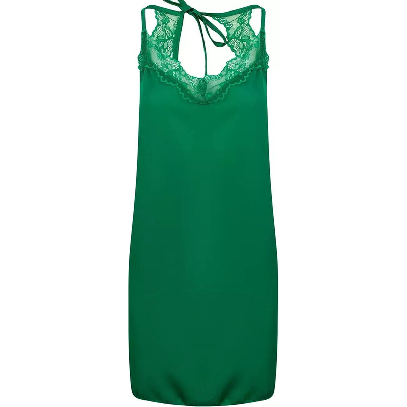 Pri Lingerie satin lace mini dress
