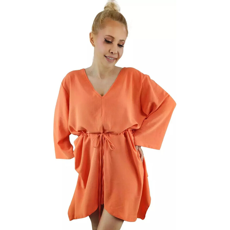 Pri Beautiful loose asymmetric mini dress