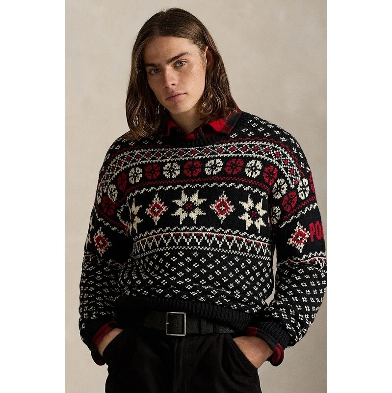Polo Ralph Lauren Svetr s příměsí kašmíru Polo Ralph Lauren