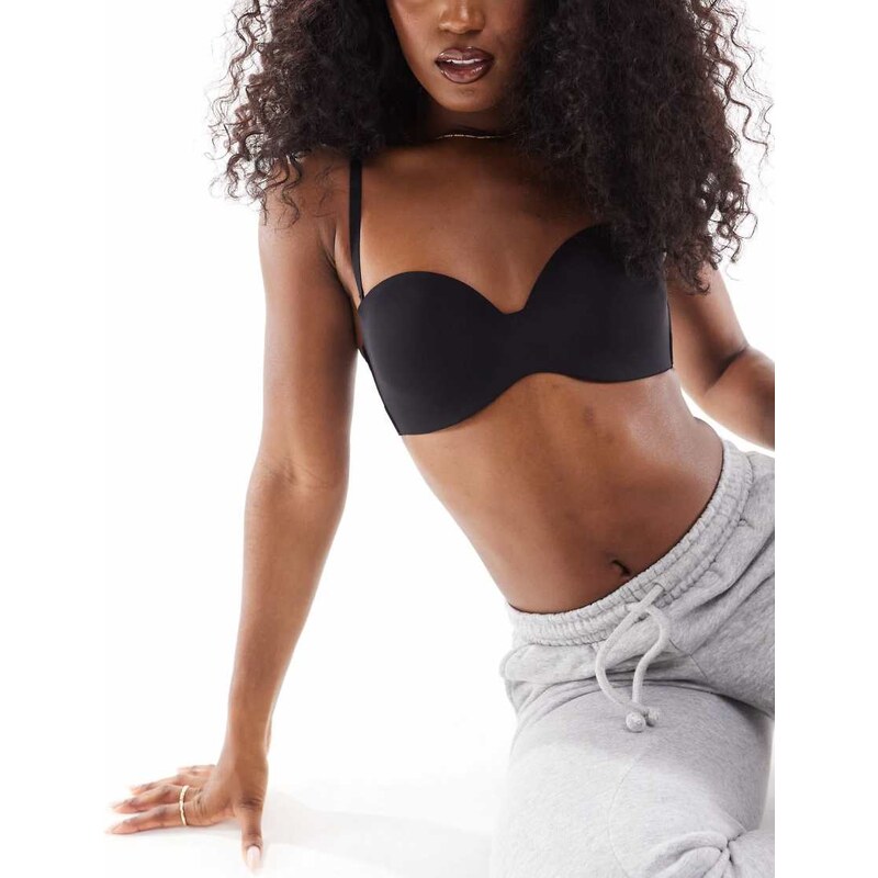 Cotton On seamless strapless bra in black