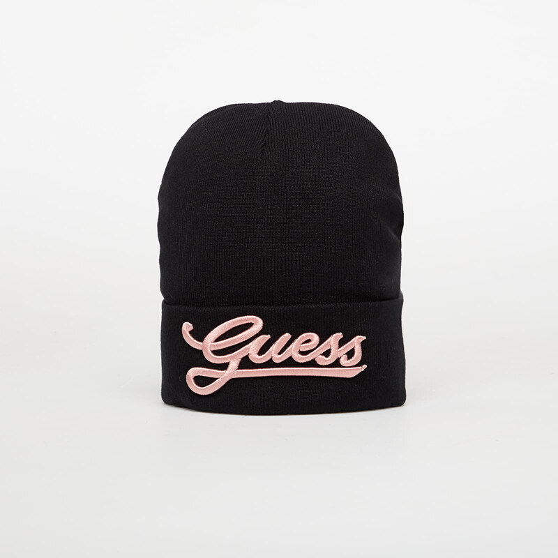 Čepice GUESS Beanie Black L