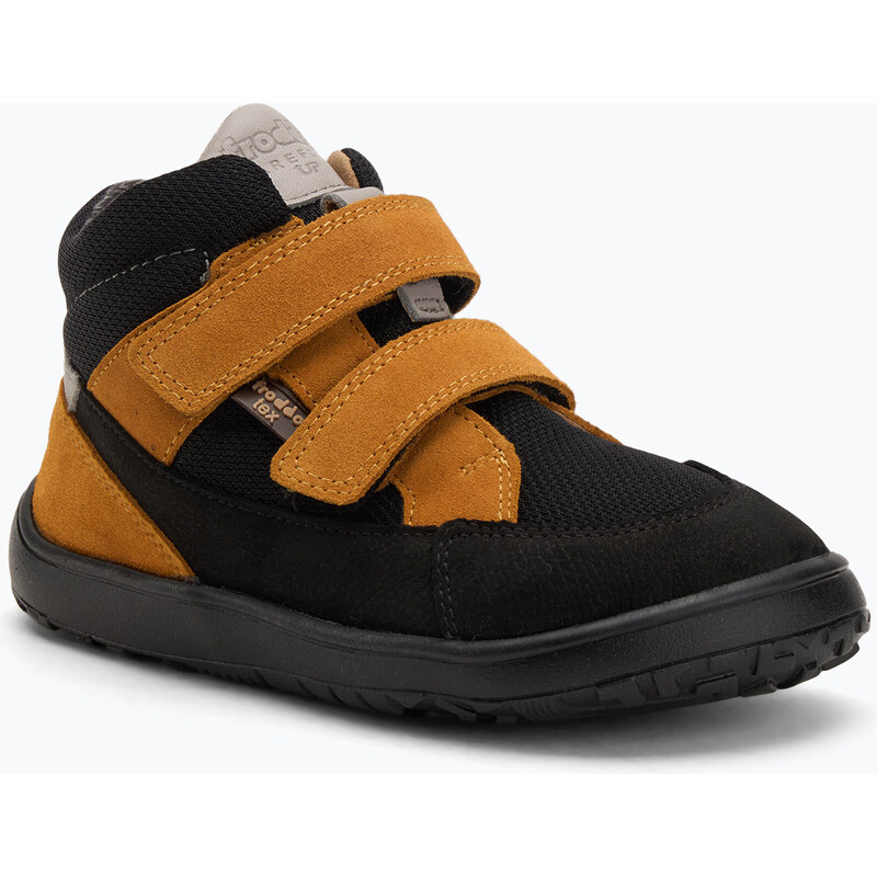 Dětské barefoot boty Froddo Up Tex Autumn black/orange
