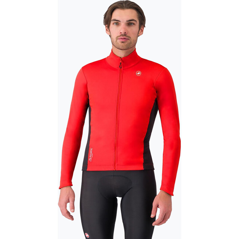 Pánská cyklistická bunda Castelli Entrata 2 red/black