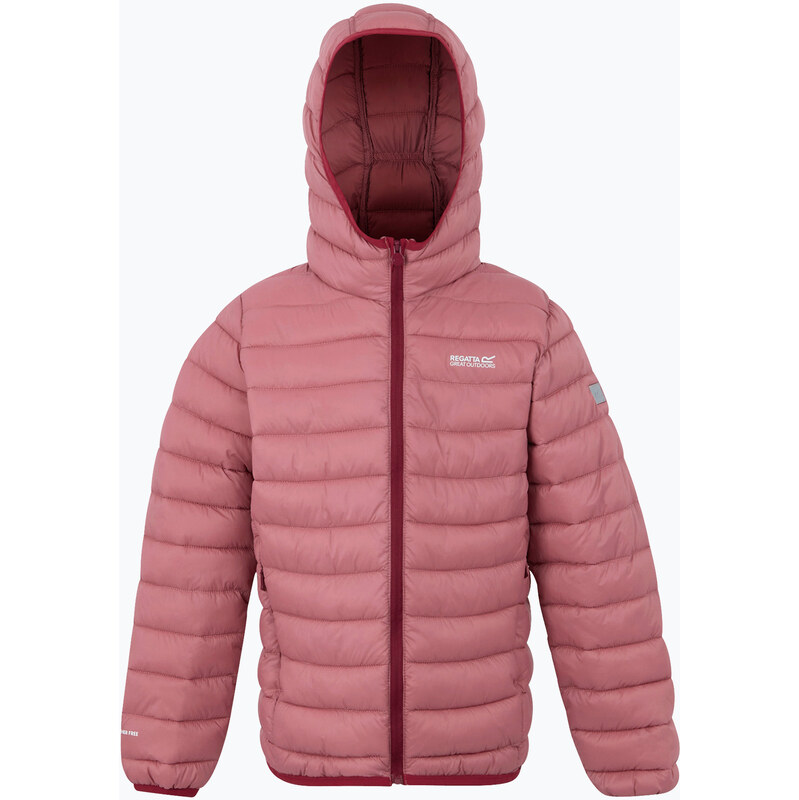 Dětská bunda REGATTA Hooded Marizion dusty rose/dark pimiento