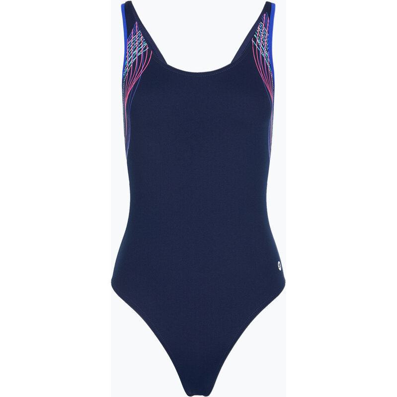 Dámské jednodílné plavky RAS Borneo Casual Back navy