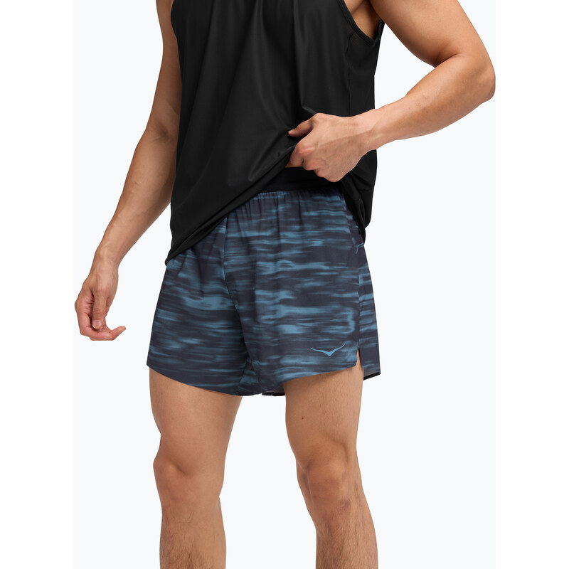 Pánské běžecké šortky HOKA Glide 5 blue blurr