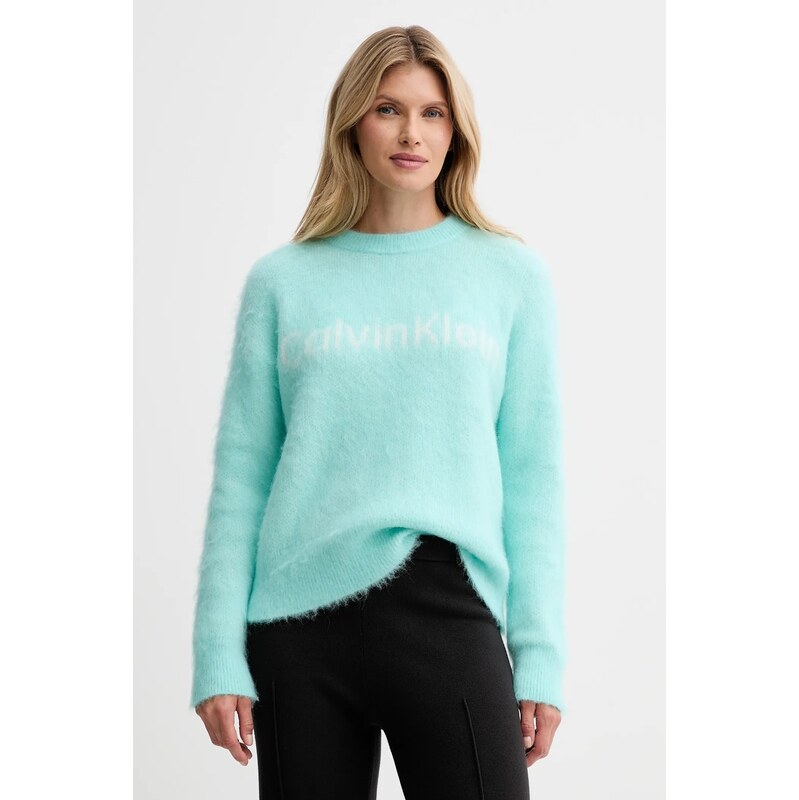 Calvin Klein Svetr s příměsí vlny Calvin Klein
