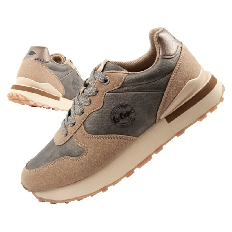 Lee Cooper sportovní boty tenisky dámské módní pohodlné odolné béžové 108917350