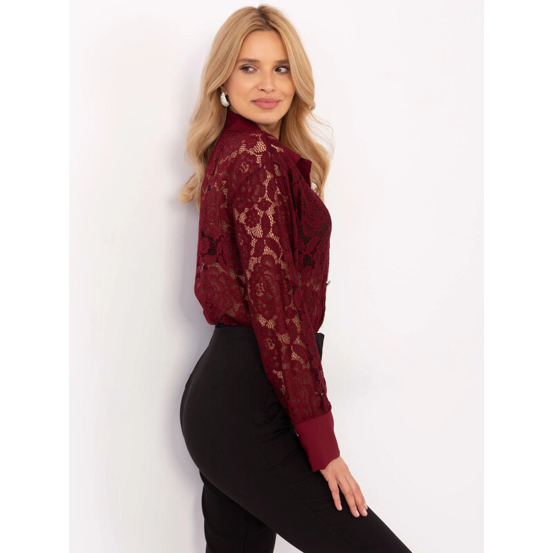 Dámská košile MI KS košile model 21407077 Bordó - FPrice