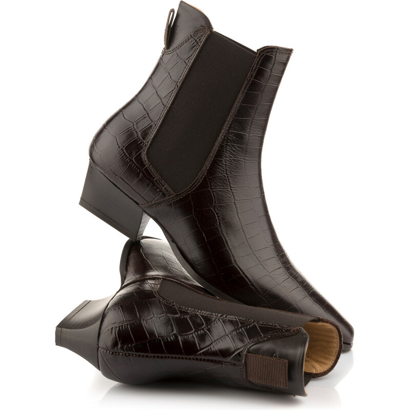 KOTNÍKOVÁ OBUV GANT BASSOTTE DARK BROWN