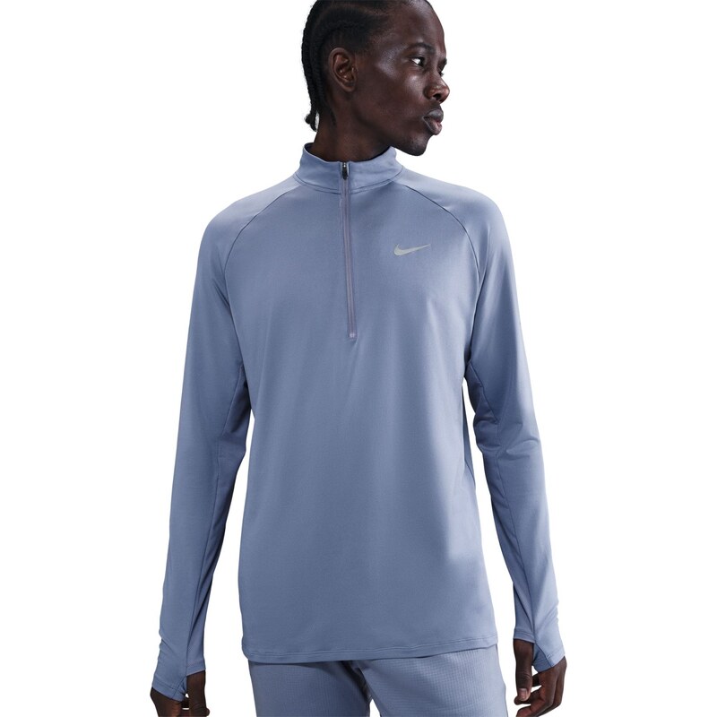 Nike Stride Mens Dri-FIT 1/4-Zip Running Top WORLD INDIGO