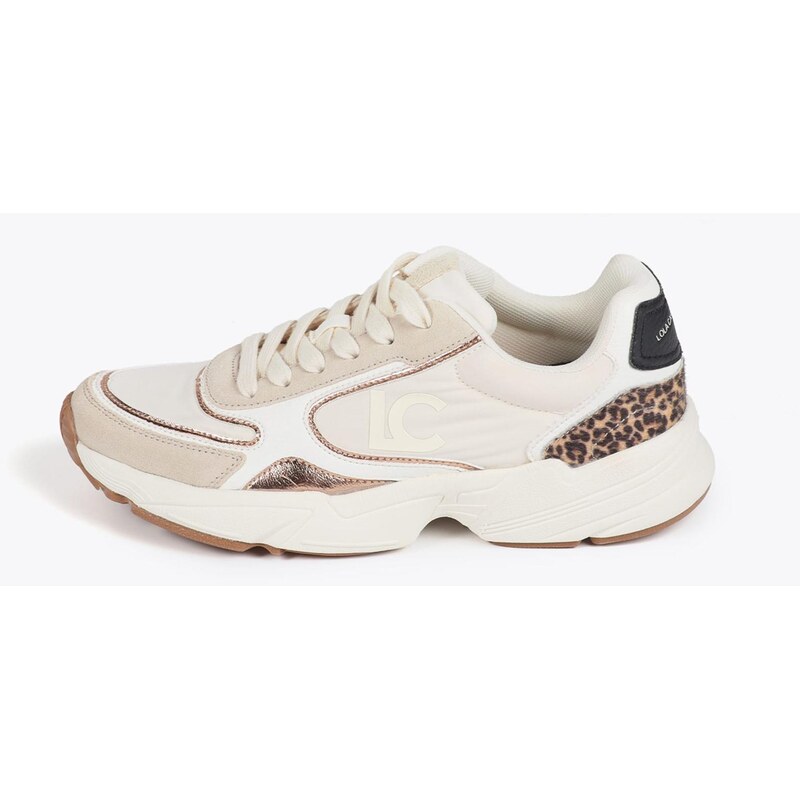 Lola Casademunt Tenisky hnědá / černá / offwhite