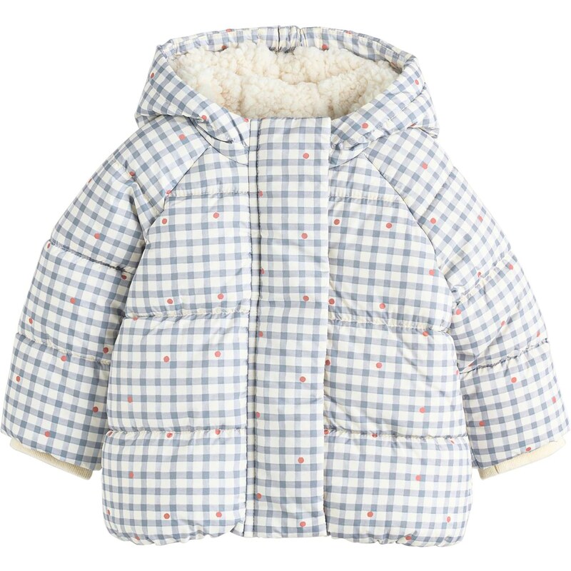 Next Zimní bunda šedá / světle šedá / pitaya / bílá