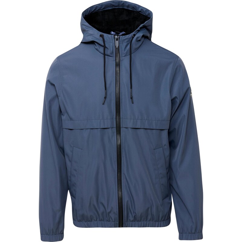 KOROSHI Zimní bunda kouřově modrá