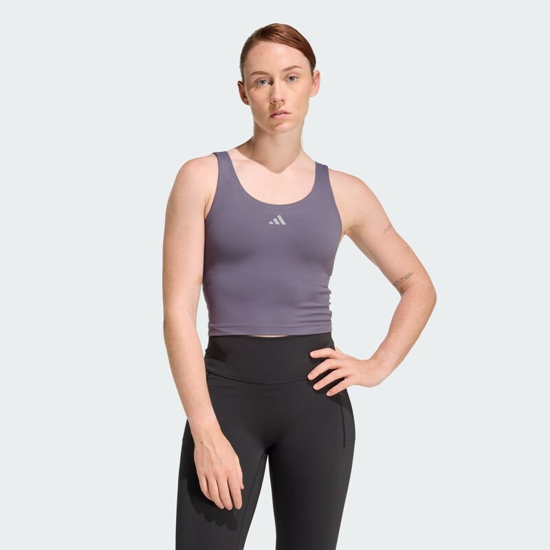 Adidas Tílko 3 Stripes Studio All Me Light Support