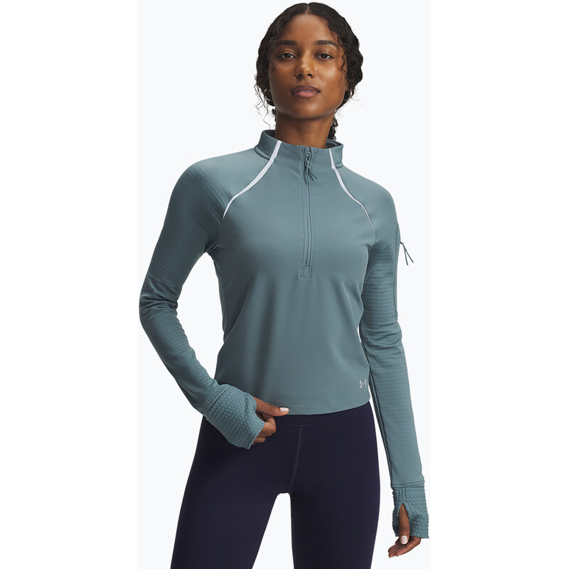 Dámská běžecká mikina Under Armour Pro Half Zip jasper blue