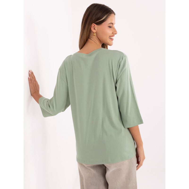 RELEVANCE Blouse-RV-BZ-A804.05P-Pistachio